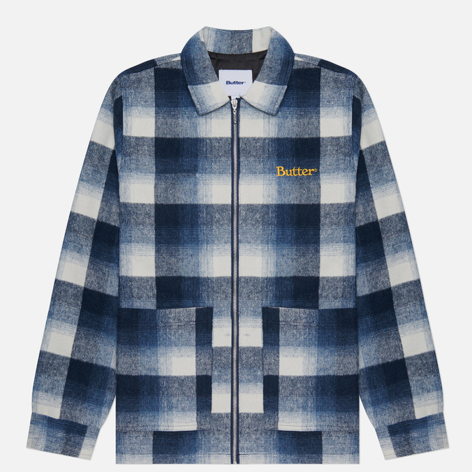 

Мужская демисезонная куртка Butter Goods Plaid Zip Thru Overshirt синий, Размер XXL, Plaid Zip Thru Overshirt