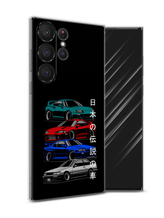 

Чехол Awog на Samsung Galaxy S23 Ultra 5G "JDM Legend cars", Зеленый;красный;синий, 2107550-5