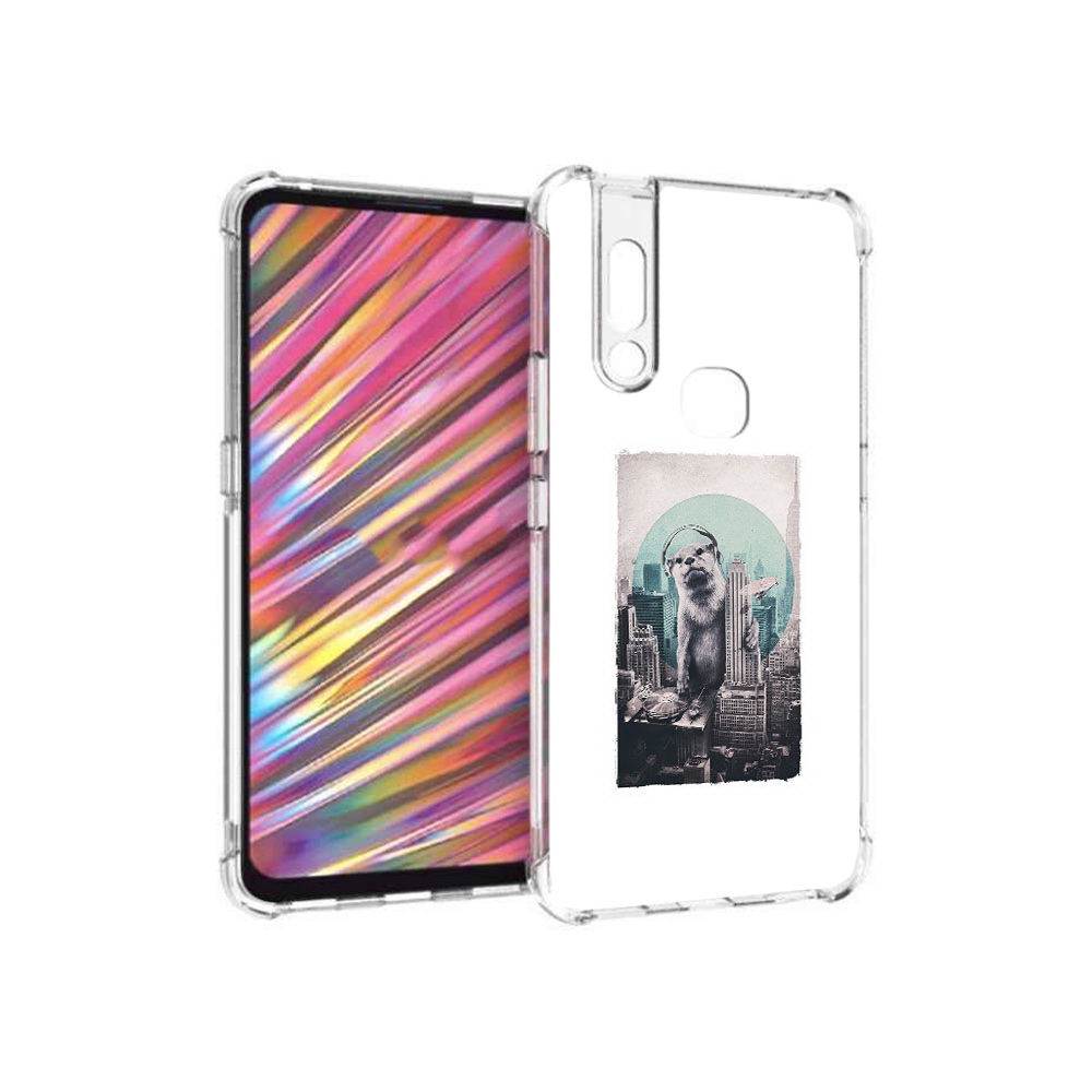 

Чехол MyPads Tocco для Vivo V15 выдра в городе (PT127905.397.283), Прозрачный, Tocco