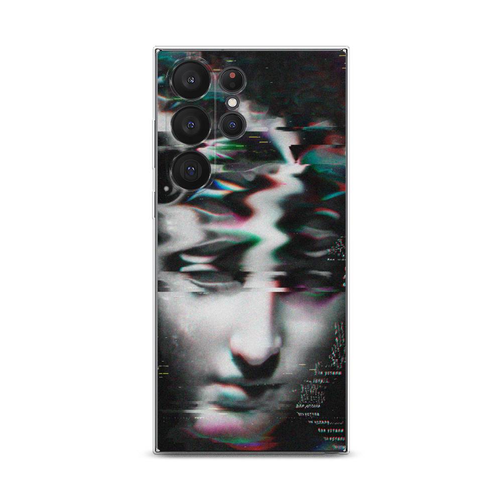 

Чехол Awog на Samsung Galaxy S23 Ultra 5G "Glitch Art", Серый, 2107550-9