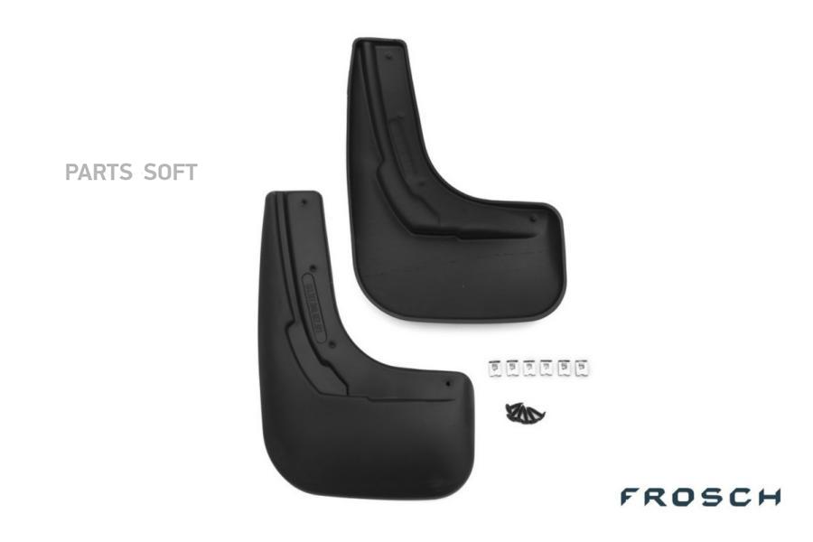 

Комплект брызговиков задние VOLKSWAGEN Polo, 2015->, сед., 2 шт. (полиуретан)