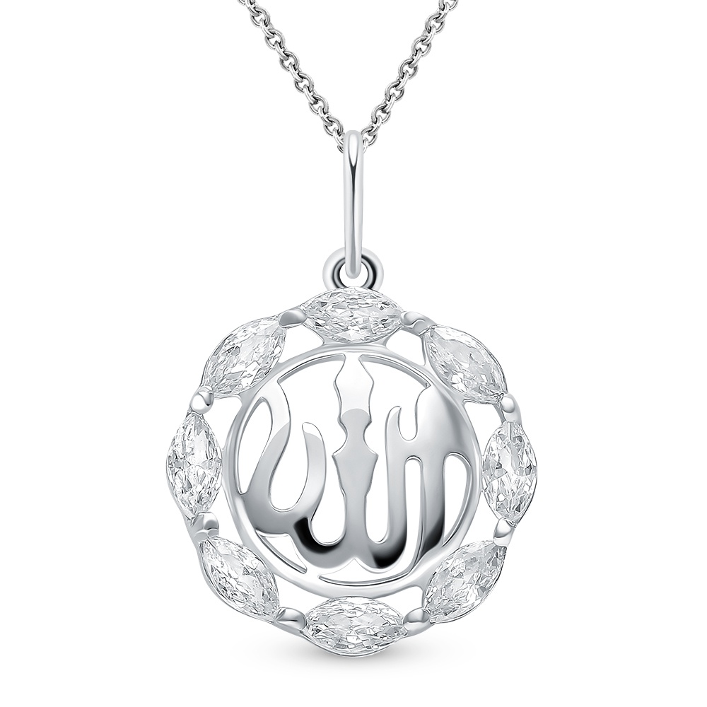 

Подвеска из серебра 585Gold 903002656, фианит, 903002656