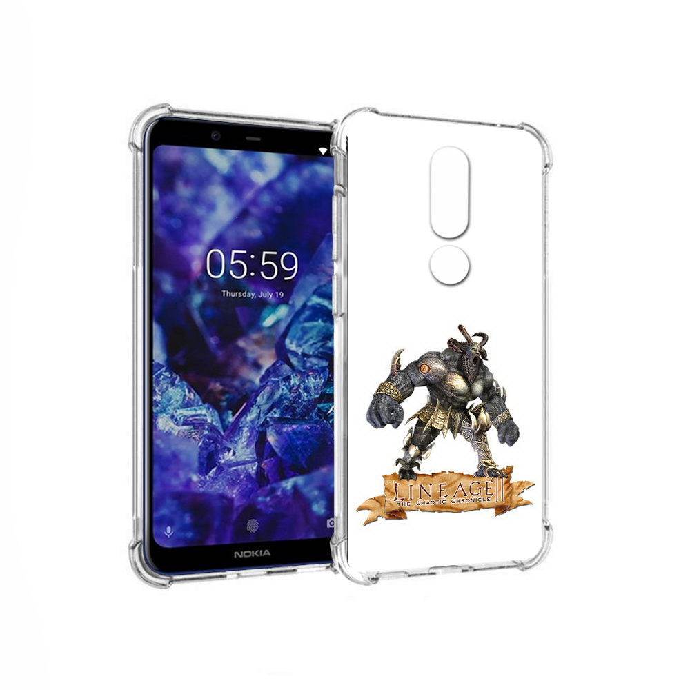 

Чехол MyPads Tocco для Nokia 5.1 Plus Байлор (PT119548.120.28), Прозрачный, Tocco