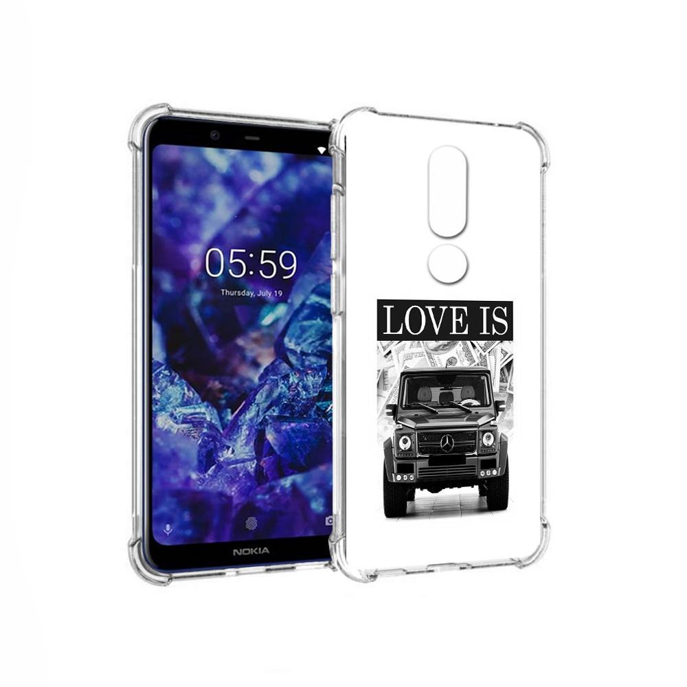 

Чехол MyPads Tocco для Nokia 5.1 Plus гелик (PT119548.120.285), Прозрачный, Tocco