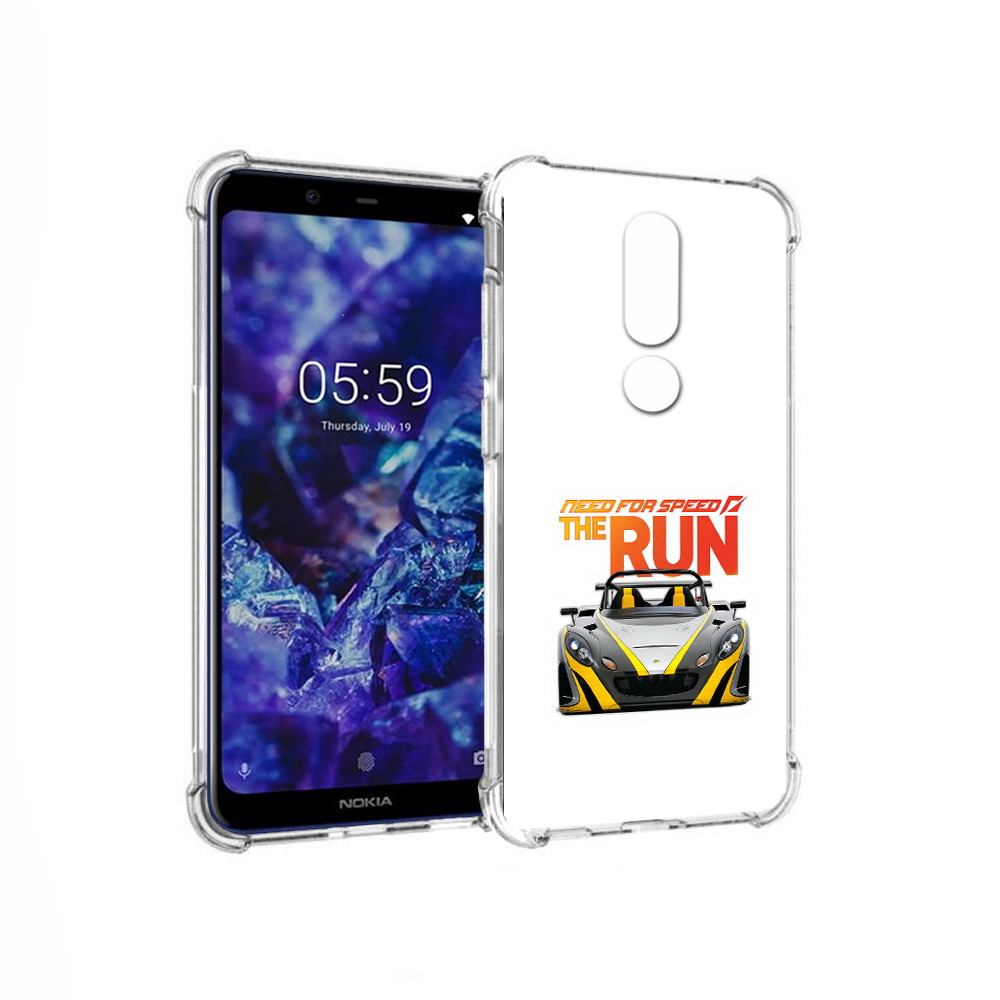

Чехол MyPads Tocco для Nokia 5.1 Plus гонка (PT119548.120.295), Прозрачный, Tocco