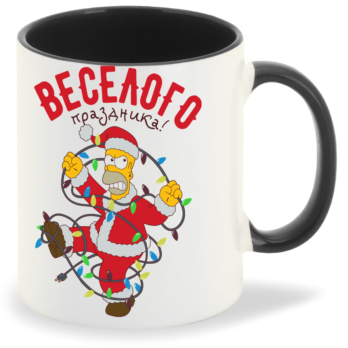 

Кружка CoolPodarok Веселого праздника новый год, Веселого праздника новый год