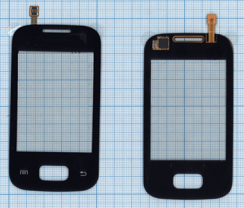 Сенсорное стекло (тачскрин) для Samsung Galaxy Pocket GT-S5300 черное