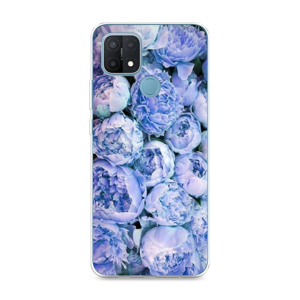 

Чехол Awog на Oppo A15/A15s "Пионы голубые", Разноцветный, 255650-8