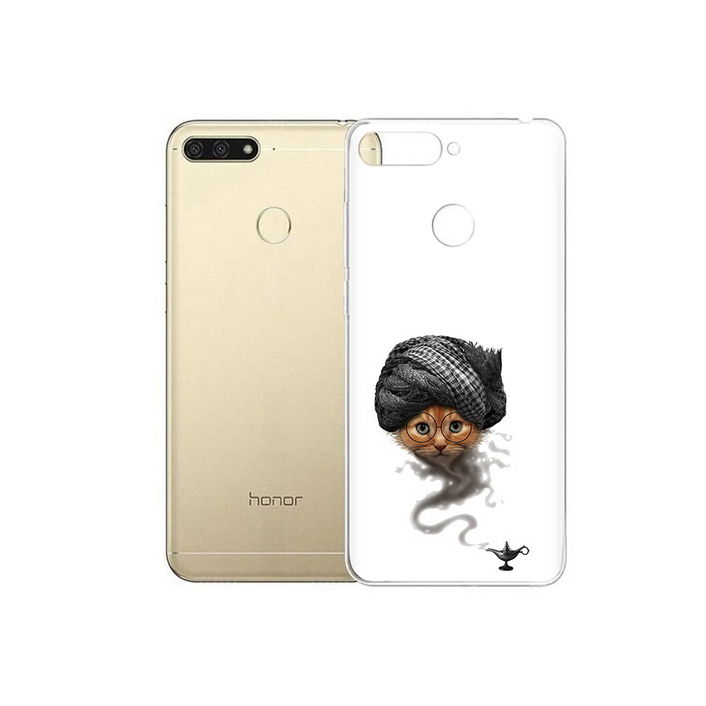 

Чехол MyPads Tocco для Huawei 7C кот джин (PT111175.61.398), Прозрачный, Tocco