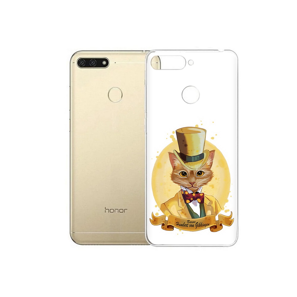 

Чехол MyPads Tocco для Huawei 7C кот юрист (PT111175.61.401), Прозрачный, Tocco
