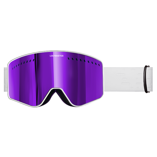 

Маска горнолыжная LOS RAKETOS ATOM Magnet Purple Chrom с дополнительной линзой, ATOM Magnet Purple Chrom