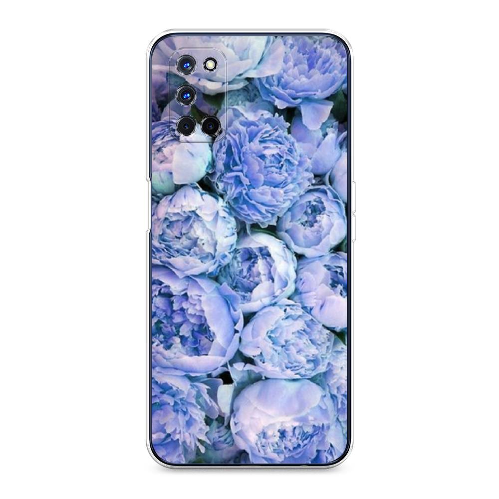

Чехол Awog на Oppo A52/A72 "Пионы голубые", Разноцветный, 253250-8