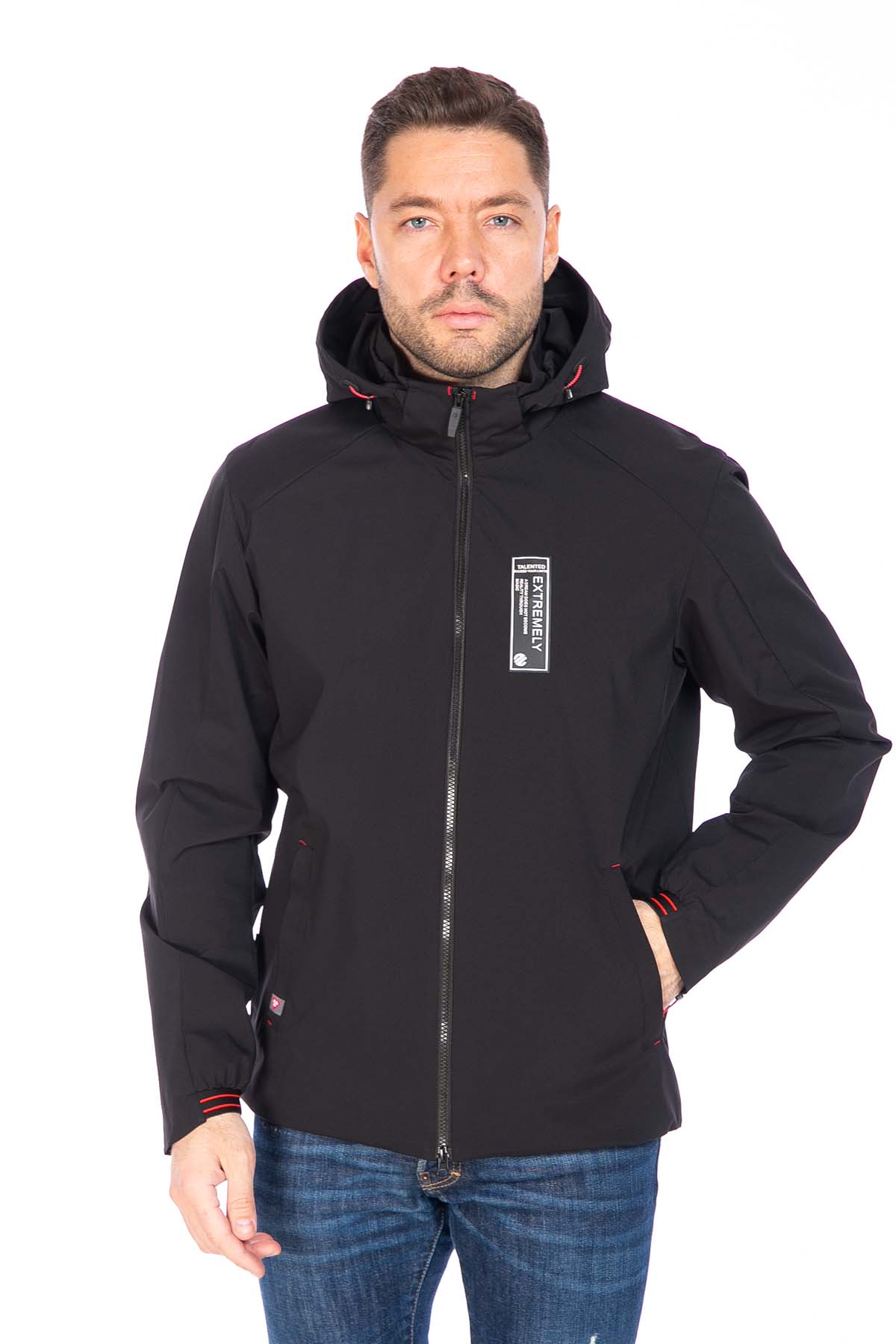 

Ветровка мужская WHSROMA 8783435 черная 50, Черный, 8783435