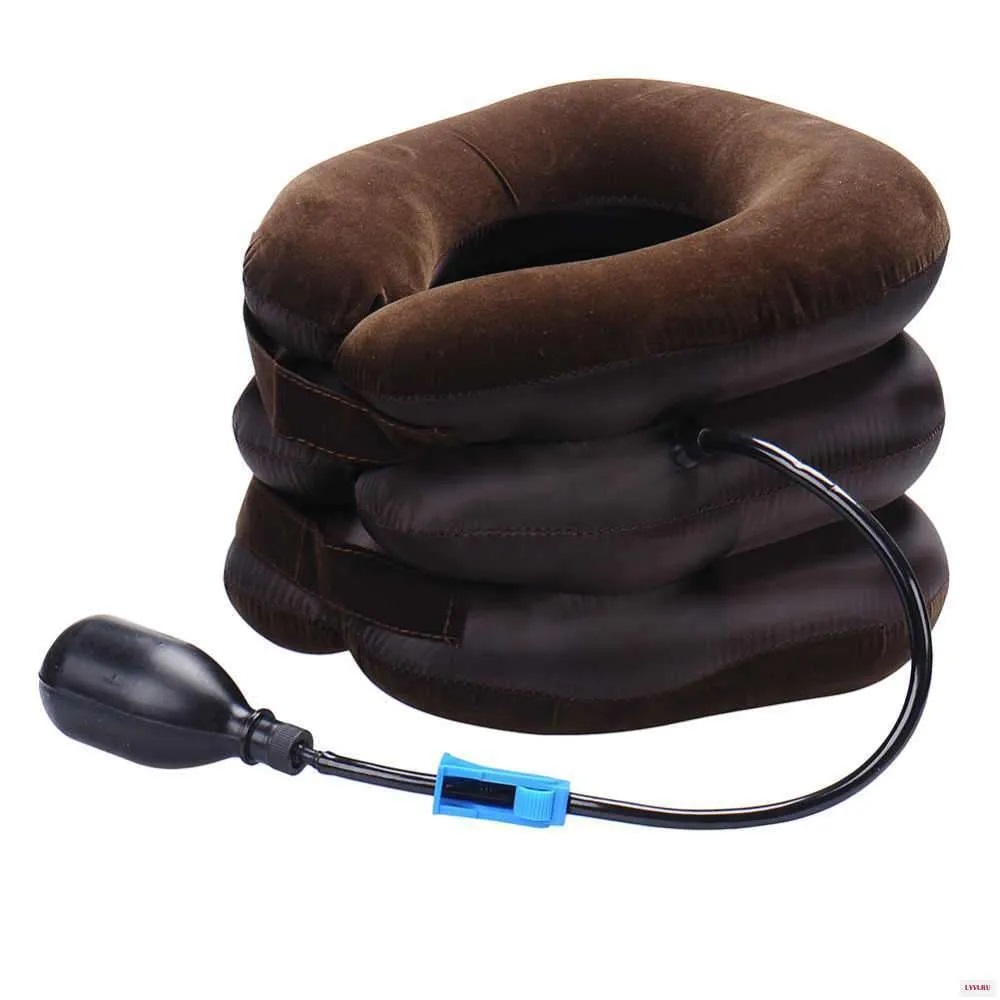 

Массажный воротник для шеи Tractors for cervical spine, Бежевый, MS-008