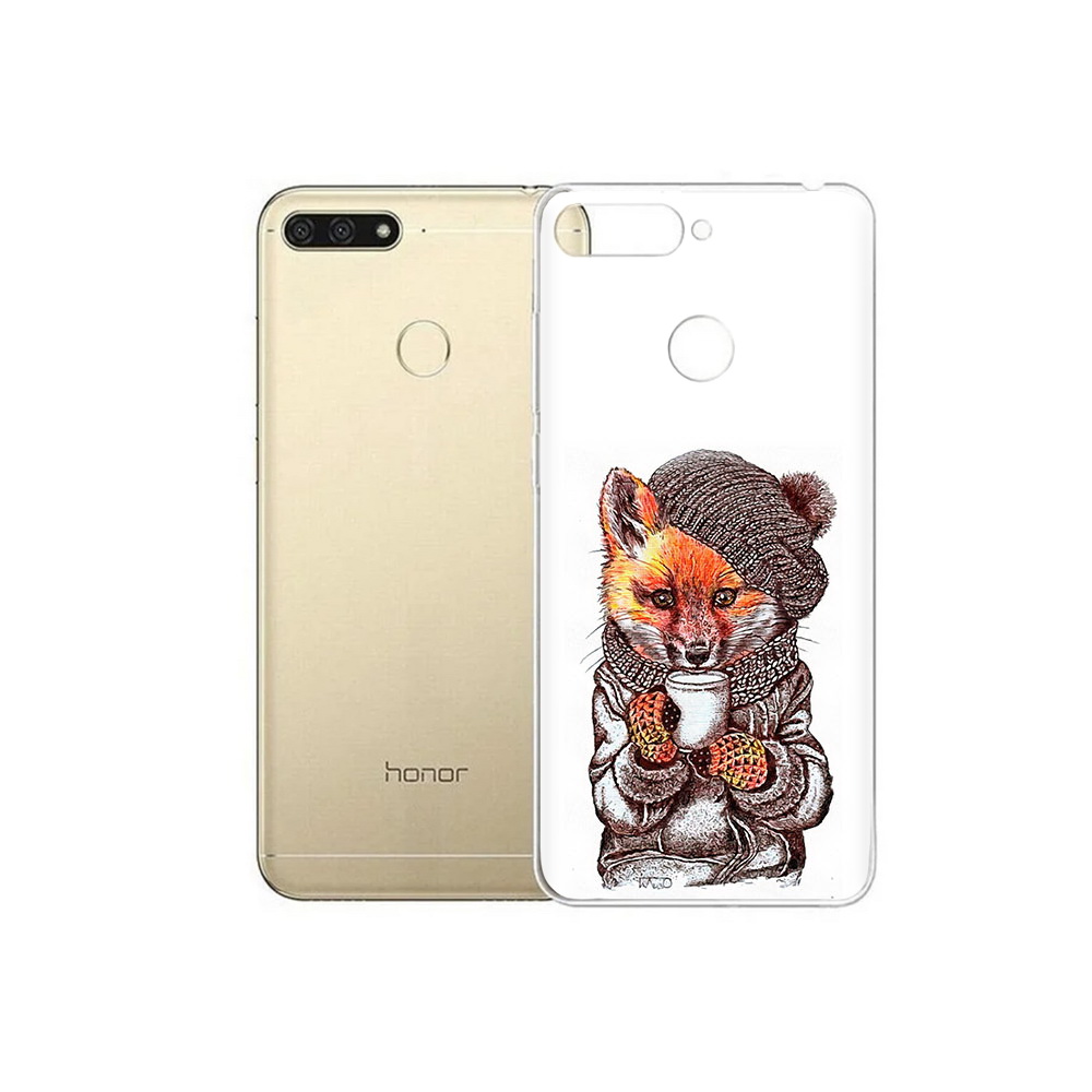 

Чехол MyPads Tocco для Huawei 7C лиса в шапке (PT111175.61.437), Tocco