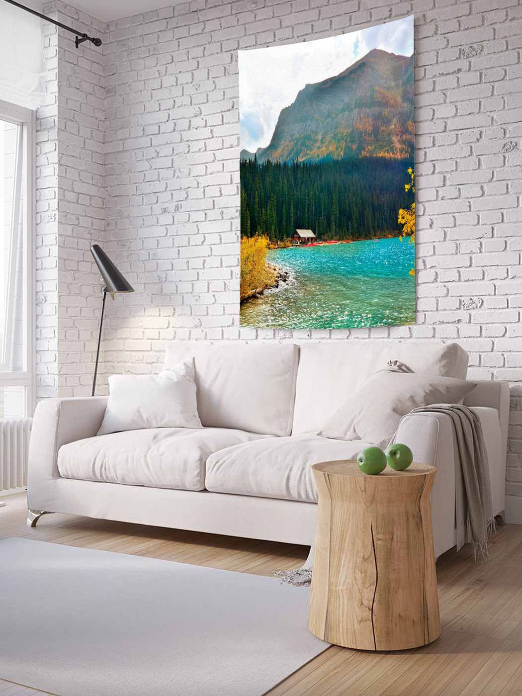 

Вертикальное фотопанно на стену JoyArty Одинокий дом 150x200 см, Одинокий дом