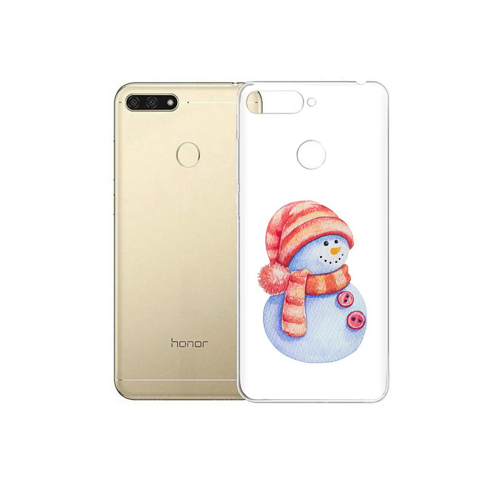

Чехол MyPads Tocco для Huawei 7C Веселый снеговик (PT111175.61.44), Прозрачный, Tocco