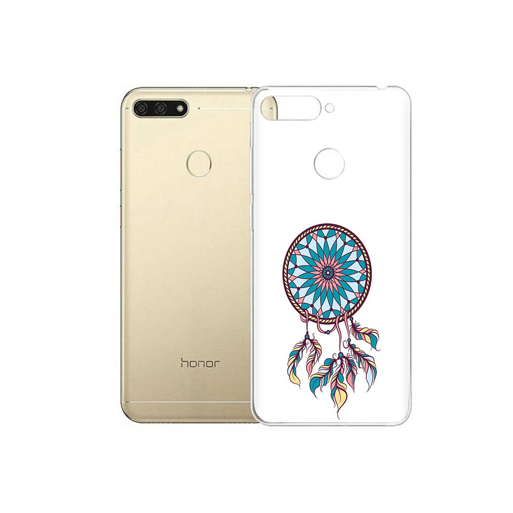 

Чехол MyPads Tocco для Huawei 7C ловец снов синий (PT111175.61.443), Прозрачный, Tocco