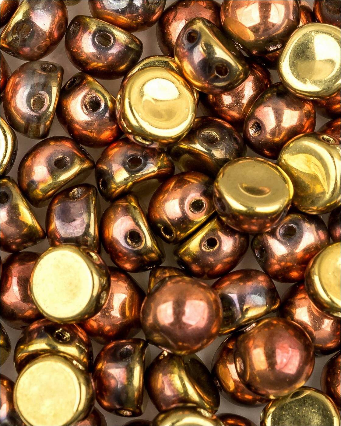 

Бусины Czech Beads Cabochon bead, 6 мм Crystal California Gold Rush, 50 шт, Разноцветный, Cabochon bead