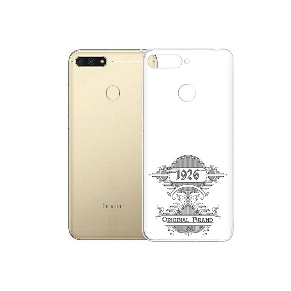

Чехол MyPads Tocco для Huawei 7C логотип черно белый (PT111175.61.446), Прозрачный, Tocco