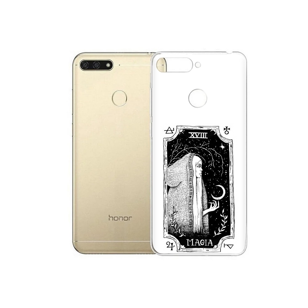 

Чехол MyPads Tocco для Huawei 7C лунная магия (PT111175.61.447), Прозрачный, Tocco