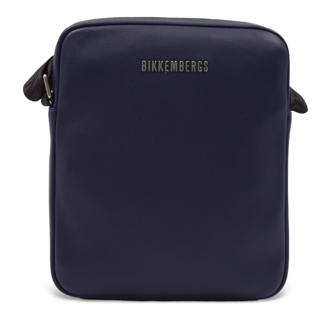 

Сумка планшет мужская Bikkembergs BKBO00048M, синий, BKBO00048M