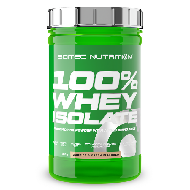Протеин Scitec Nutrition 100% Whey Isolate 700 г, печенье-крем