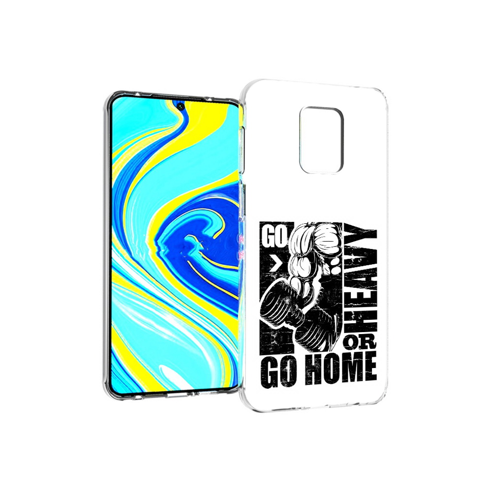 Чехол MyPads Tocco для Xiaomi Redmi Note 9 Pro накаченные руки (PT146368.268.496)