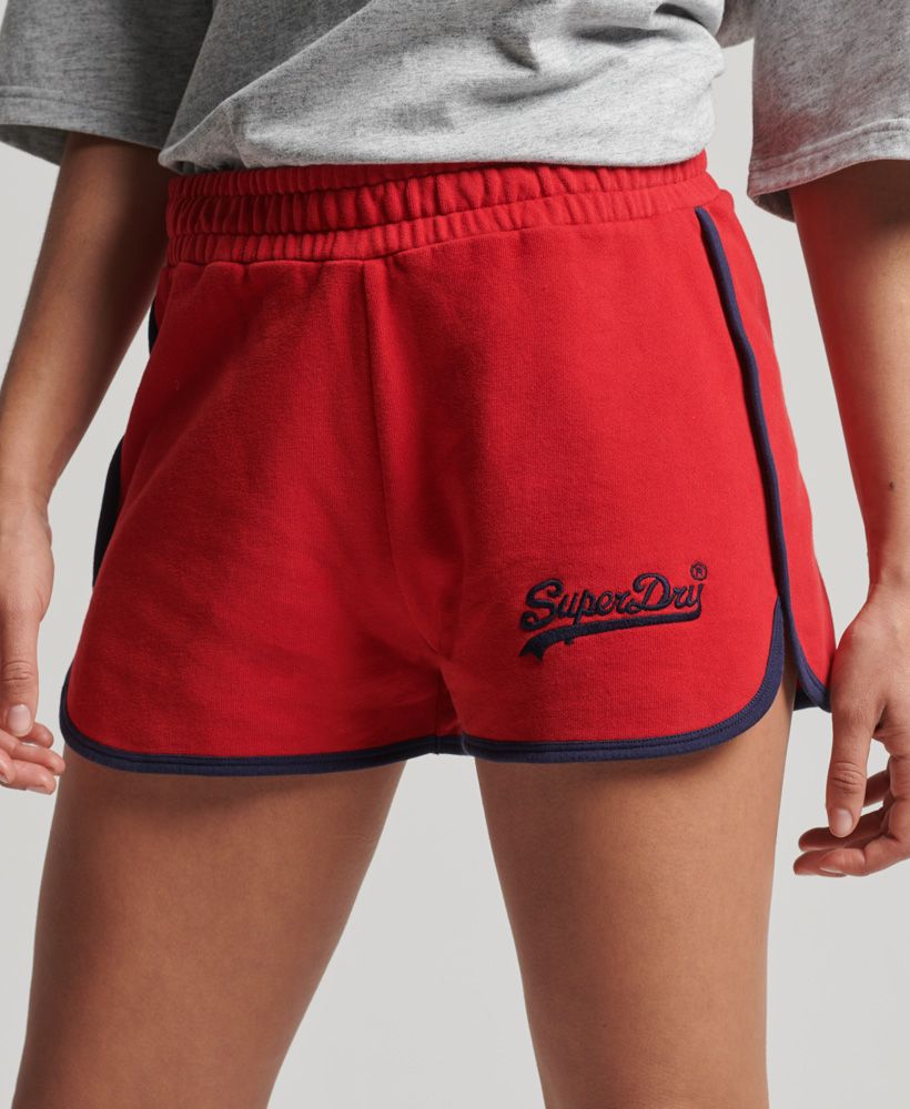 

Трикотажные шорты женские Superdry W7110280A красные 14 UK, Красный, W7110280A