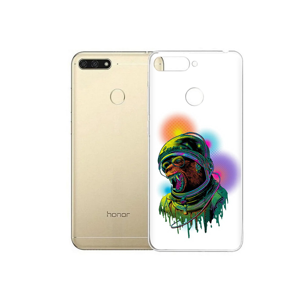 

Чехол MyPads Tocco для Huawei 7C медведь космонавт (PT111175.61.466), Прозрачный, Tocco