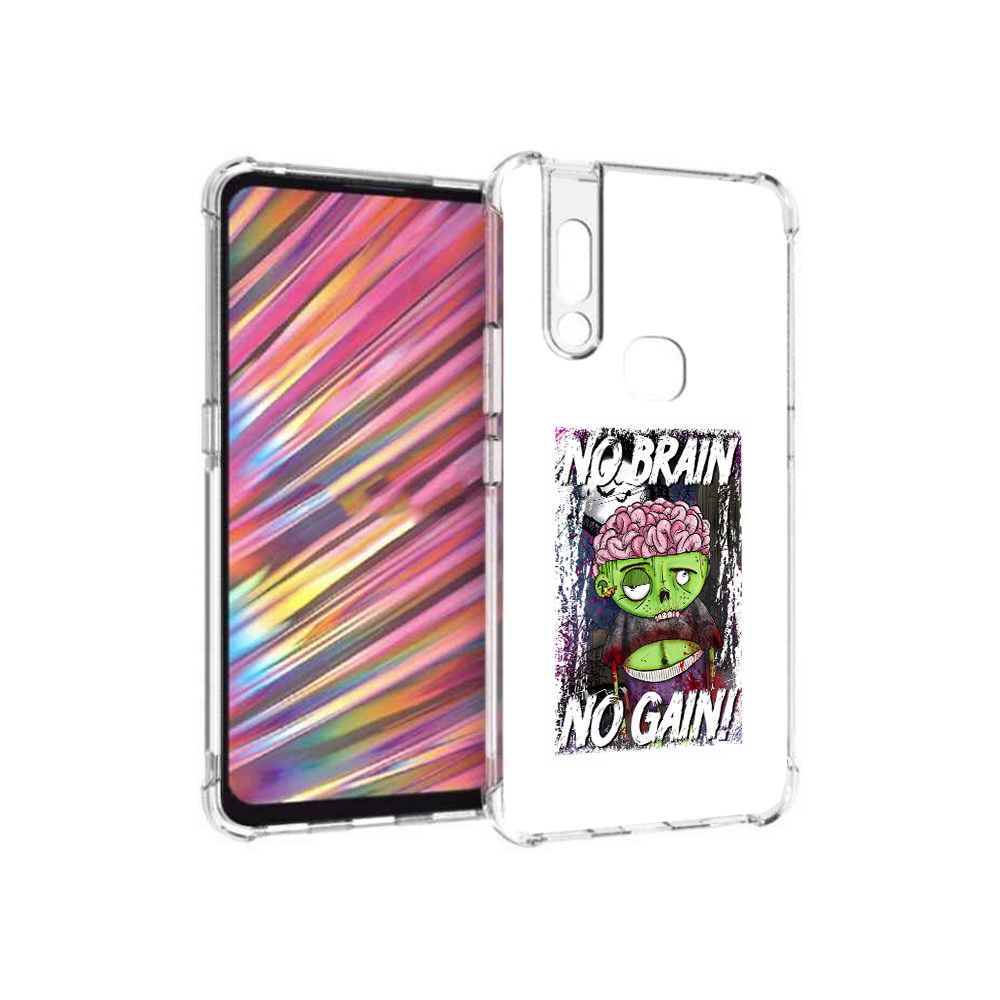 

Чехол MyPads Tocco для Vivo V15 глупый зомби (PT127905.397.289), Прозрачный, Tocco