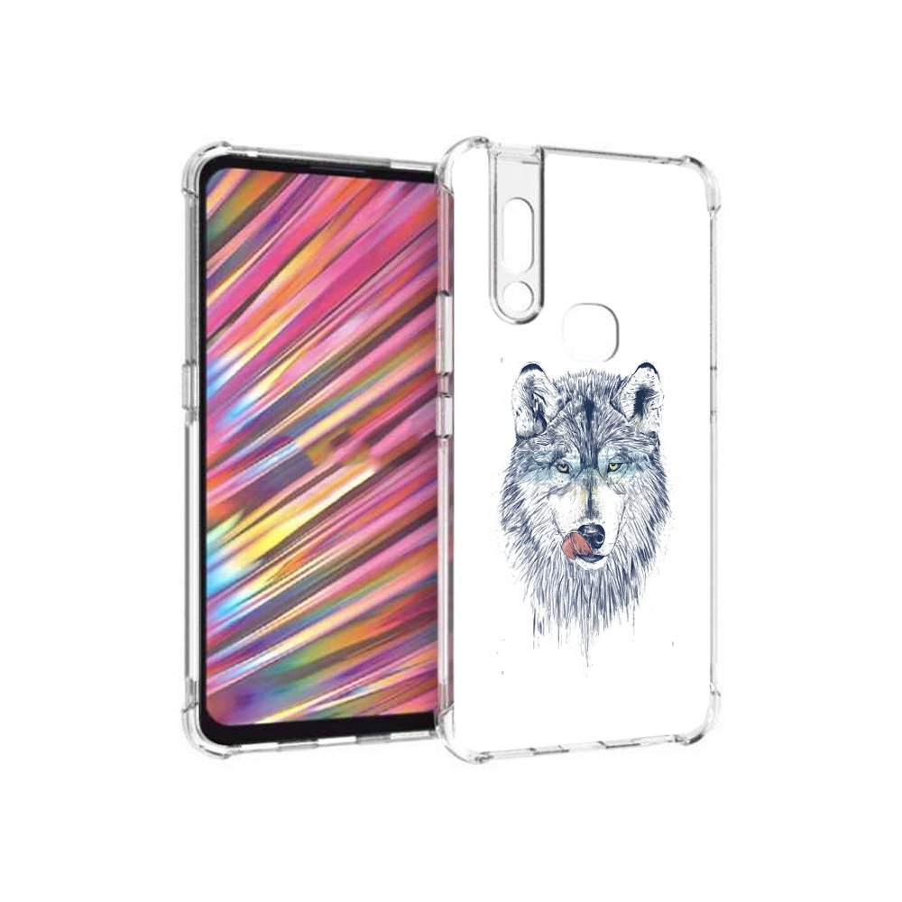 

Чехол MyPads Tocco для Vivo V15 голодгый волк (PT127905.397.292), Прозрачный, Tocco