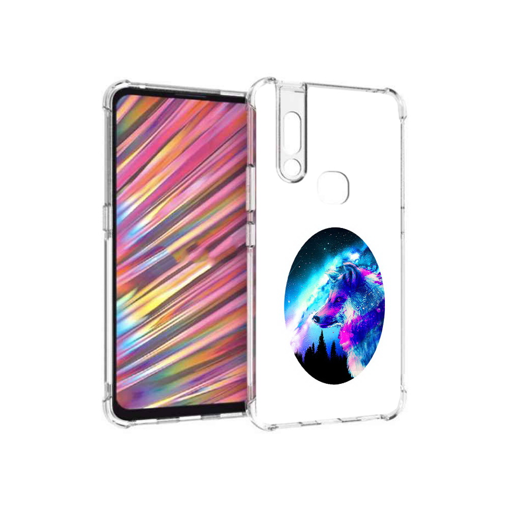 

Чехол MyPads Tocco для Vivo V15 голубой волк (PT127905.397.293), Прозрачный, Tocco