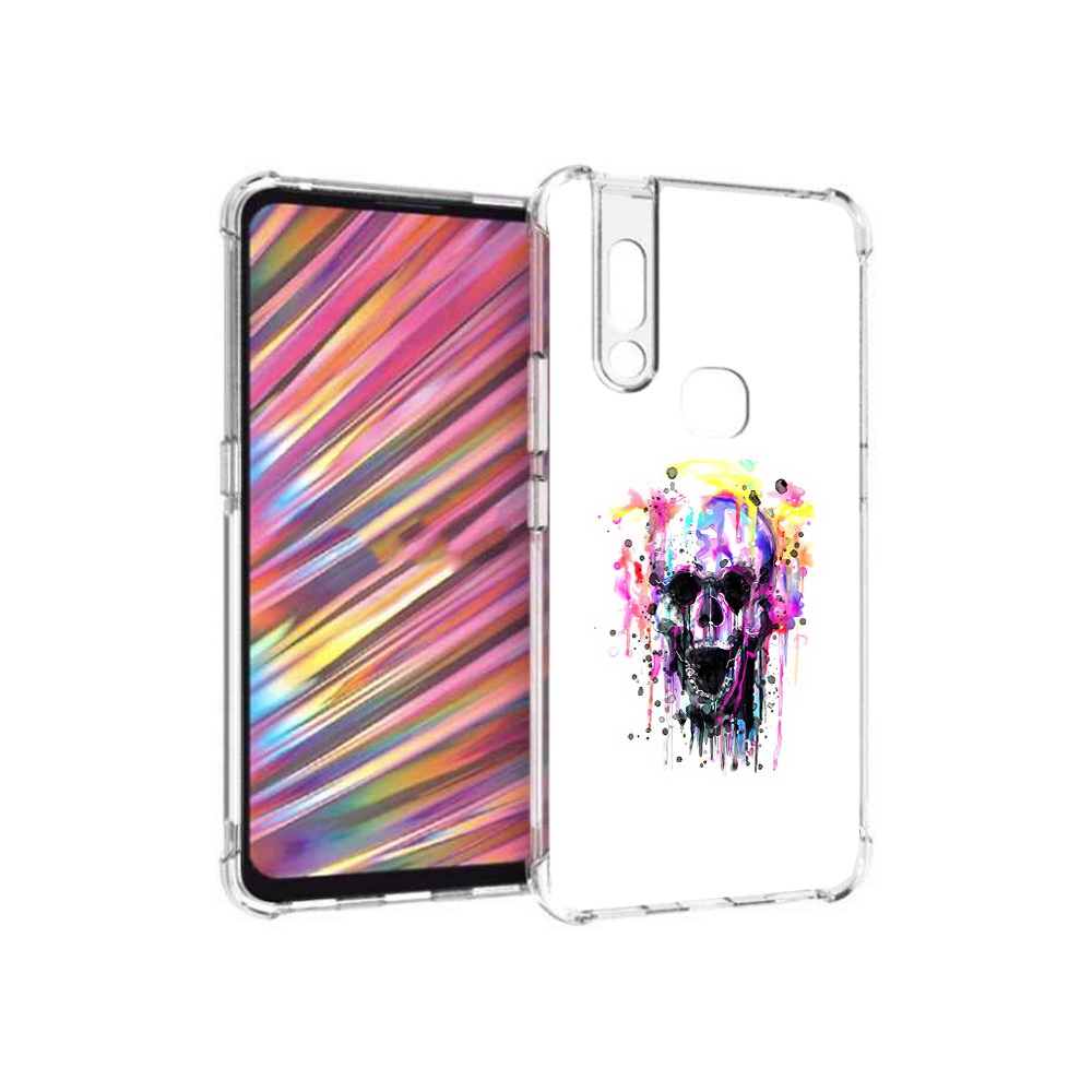 

Чехол MyPads Tocco для Vivo V15 граффити череп (PT127905.397.298), Прозрачный, Tocco