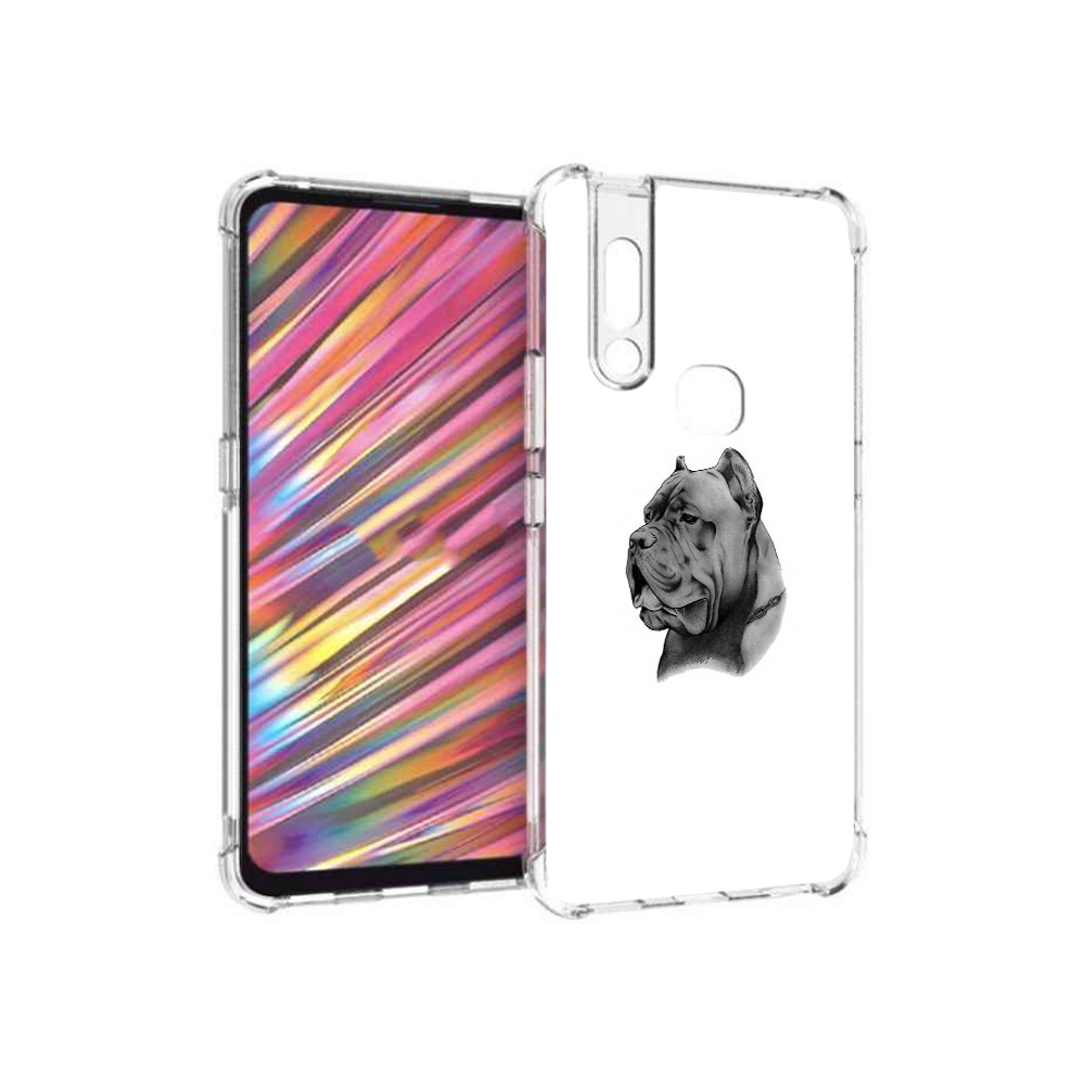 

Чехол MyPads Tocco для Vivo V15 грозный бульдог (PT127905.397.300), Прозрачный, Tocco