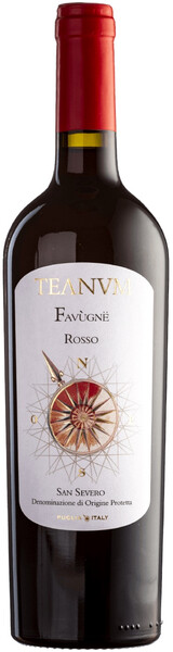 Вино Teanum Favugne Rosso красное, сухое, 750 мл