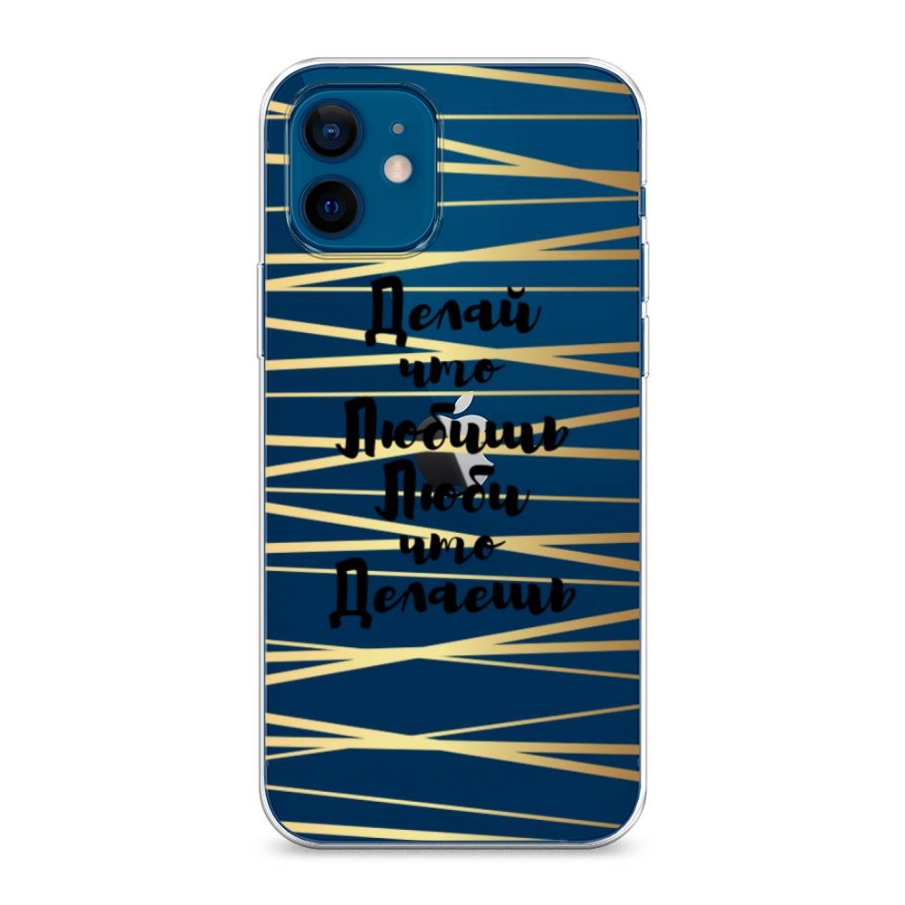фото Чехол awog "делай что любишь" для apple iphone 12 mini