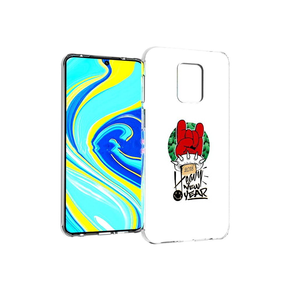 Чехол MyPads Tocco для Xiaomi Redmi Note 9 Pro Гангстер новый год (PT146368.268.53)
