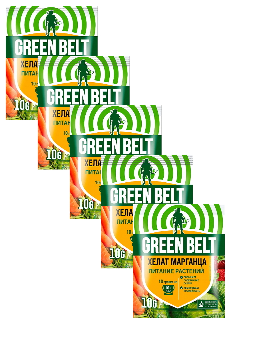 Минеральное удобрение Green Belt Хелат марганца 91971 10г х 5 шт.