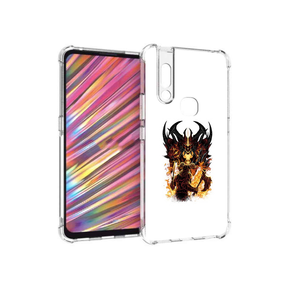 

Чехол MyPads Tocco для Vivo V15 демон shadow fiend (PT127905.397.318), Прозрачный, Tocco