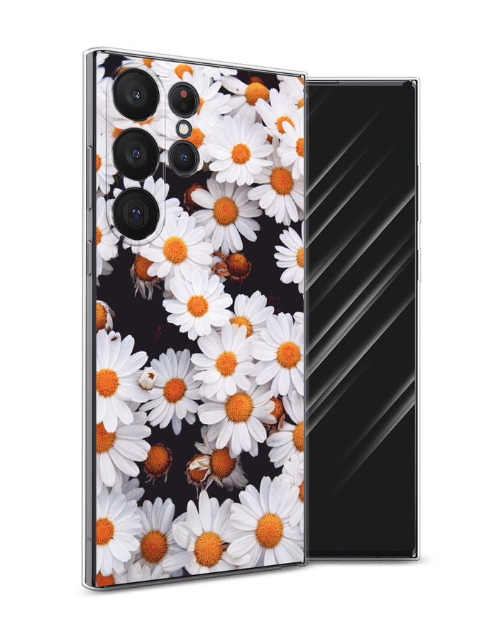 

Чехол Awog на Samsung Galaxy S23 Ultra 5G "Ромашковое поле", Белый, 2107550-4