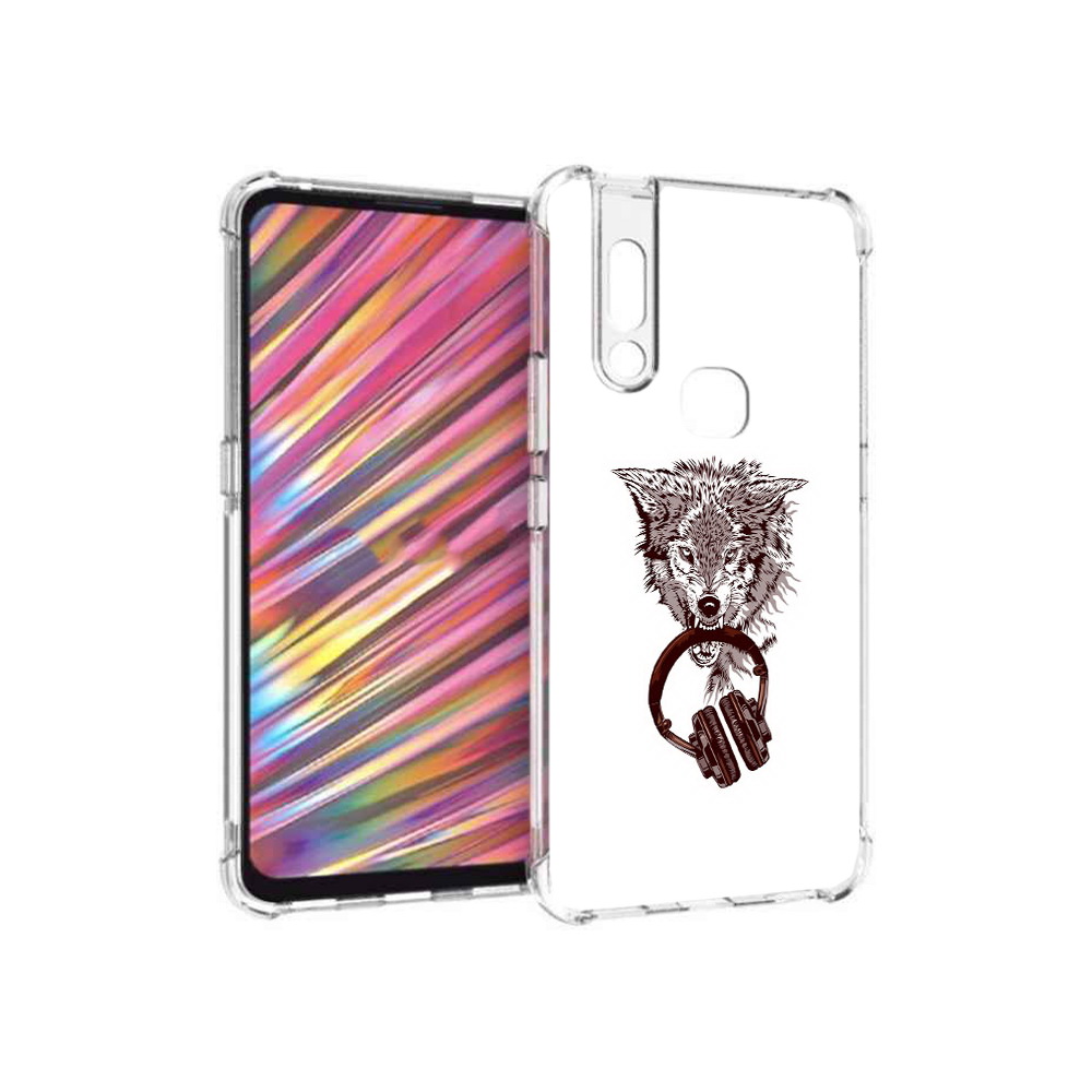 

Чехол MyPads Tocco для Vivo V15 дикий волк (PT127905.397.325), Прозрачный, Tocco