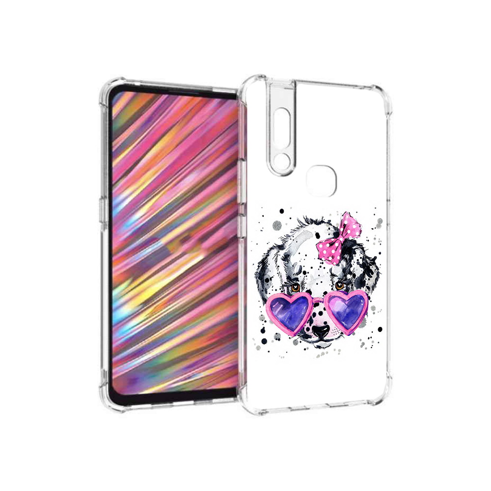 

Чехол MyPads Tocco для Vivo V15 долматинец в очках (PT127905.397.337), Прозрачный, Tocco
