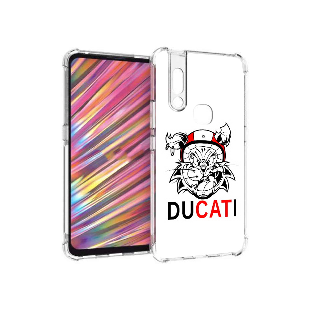 

Чехол MyPads Tocco для Vivo V15 дукати (PT127905.397.339), Прозрачный, Tocco
