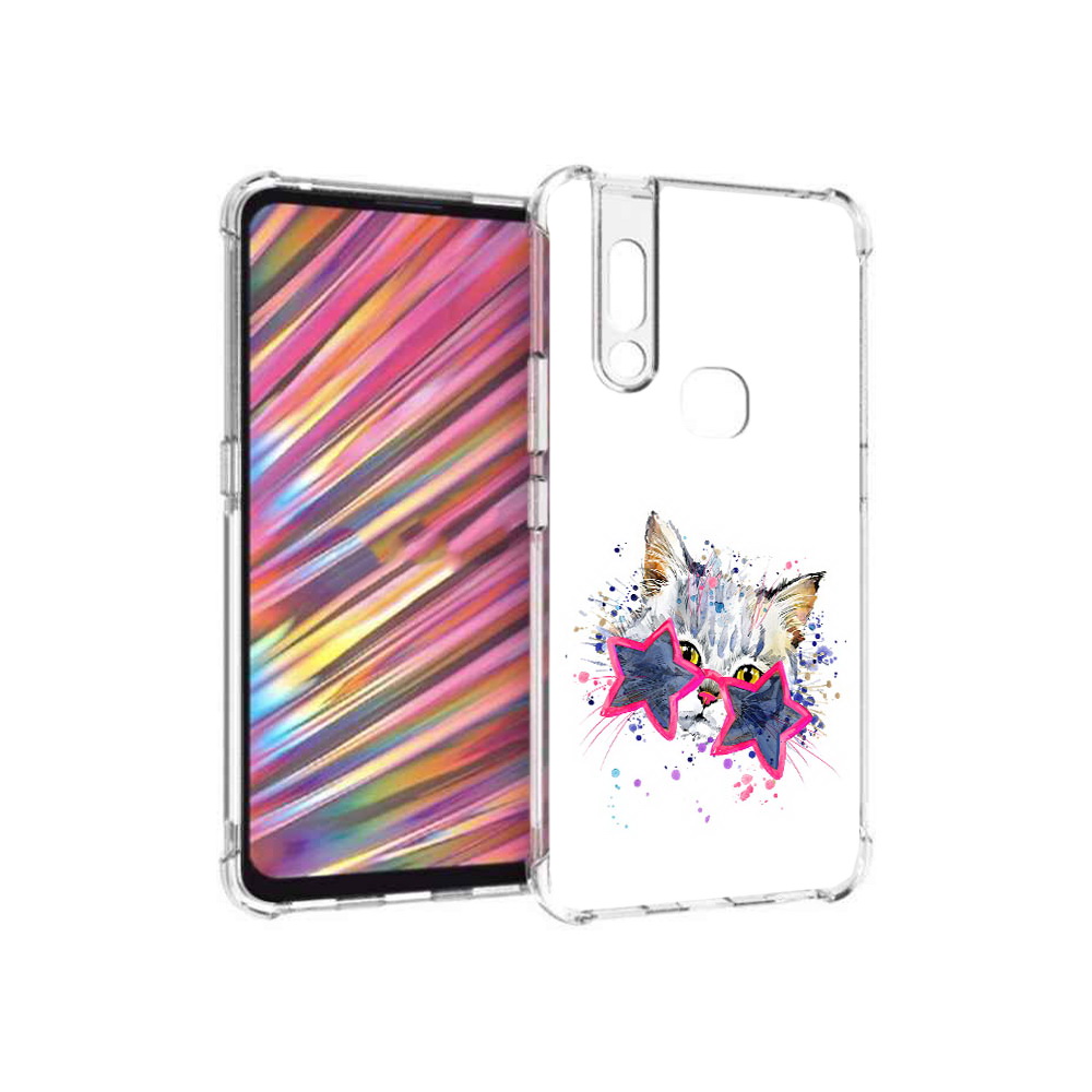 

Чехол MyPads Tocco для Vivo V15 звездные очки (PT127905.397.353), Прозрачный, Tocco
