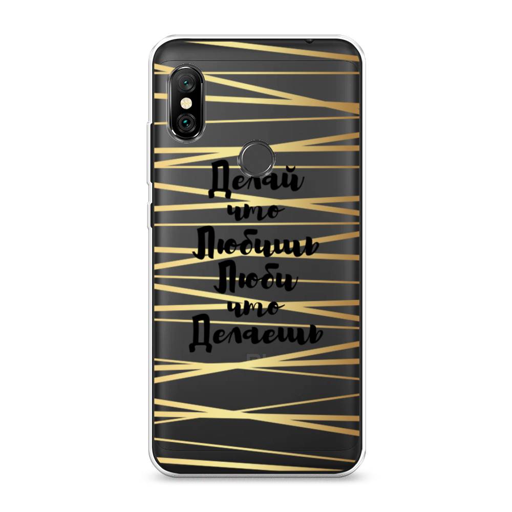 

Чехол Awog на Xiaomi Redmi Note 6 Pro "Делай что любишь", Разноцветный, 34650-7