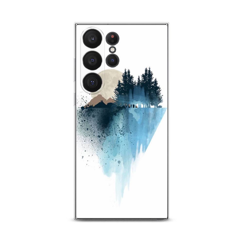 

Чехол Awog на Samsung Galaxy S23 Ultra 5G "Горы 5", Голубой, 2107550-4