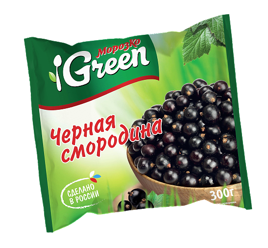 

Смородина черная Морозко Green быстрозамороженная 300 г