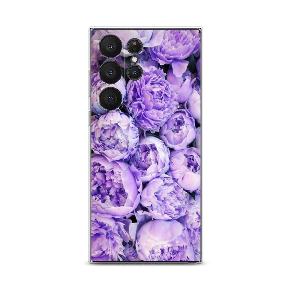 

Чехол Awog на Samsung Galaxy S23 Ultra 5G "Пионы сиреневые", Фиолетовый;голубой, 2107550-8