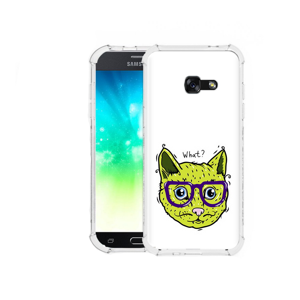 

Чехол MyPads Tocco для Samsung Galaxy A3 (2016) Зеленый кот, Прозрачный, Tocco
